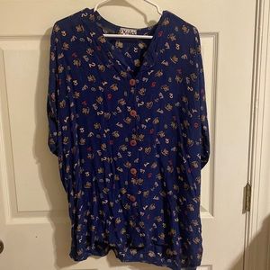 Vintage shirt telephone print